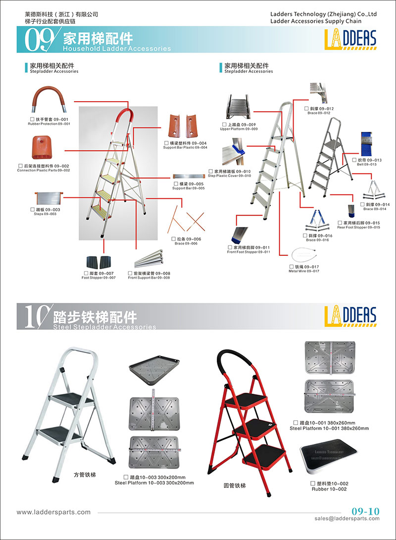 Electronic catalog of ladder accessories in 2023